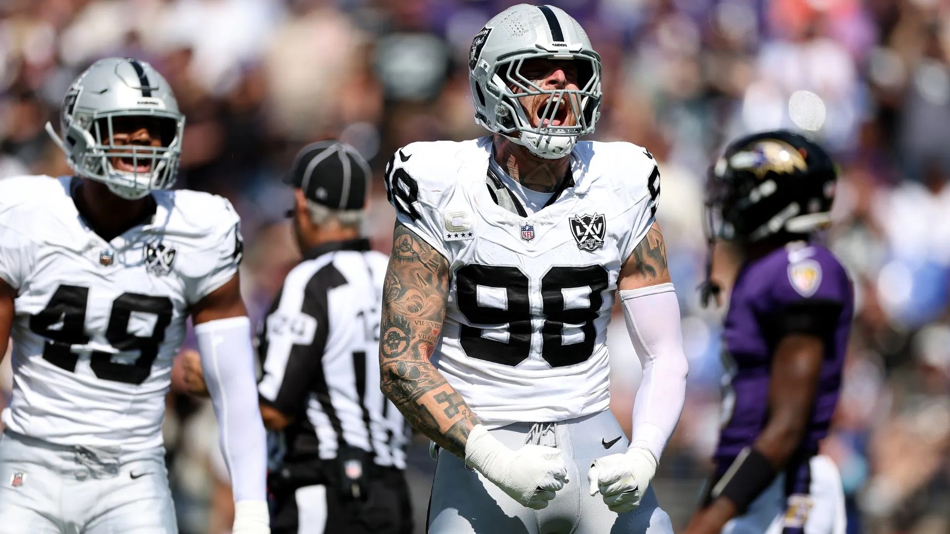 Las Vegas Raiders 2026 TV Schedule Channels Livestream Where To Maxx Crosby 
